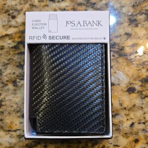 Jos. A. Bank Carbon Fiber Look Card Holder Wallet